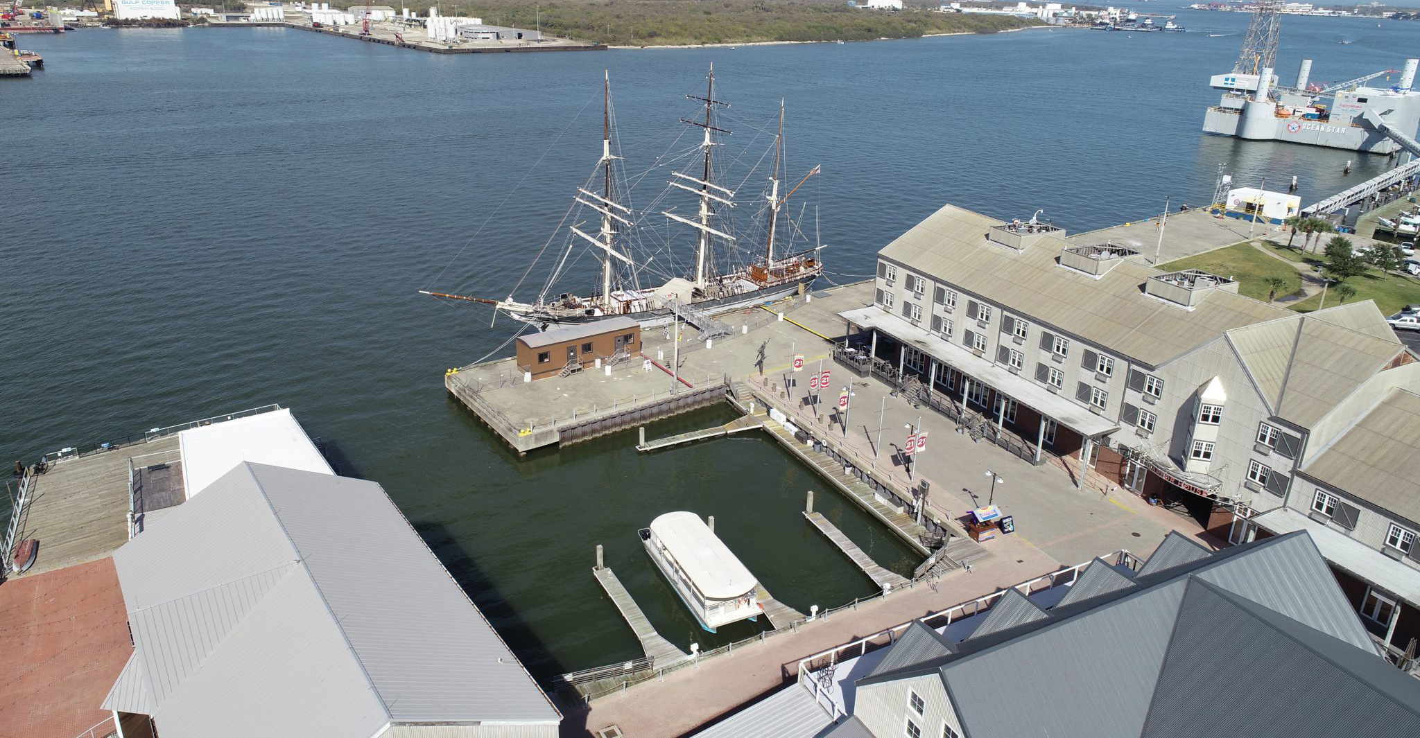 Pier 21 in Galveston, Texas Mitchell Historic Properties